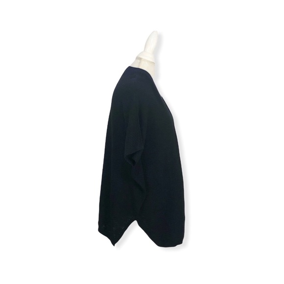 Labworks Women’s Open Cardigan Short Sleeves Black Medium - Picture 3 of 6